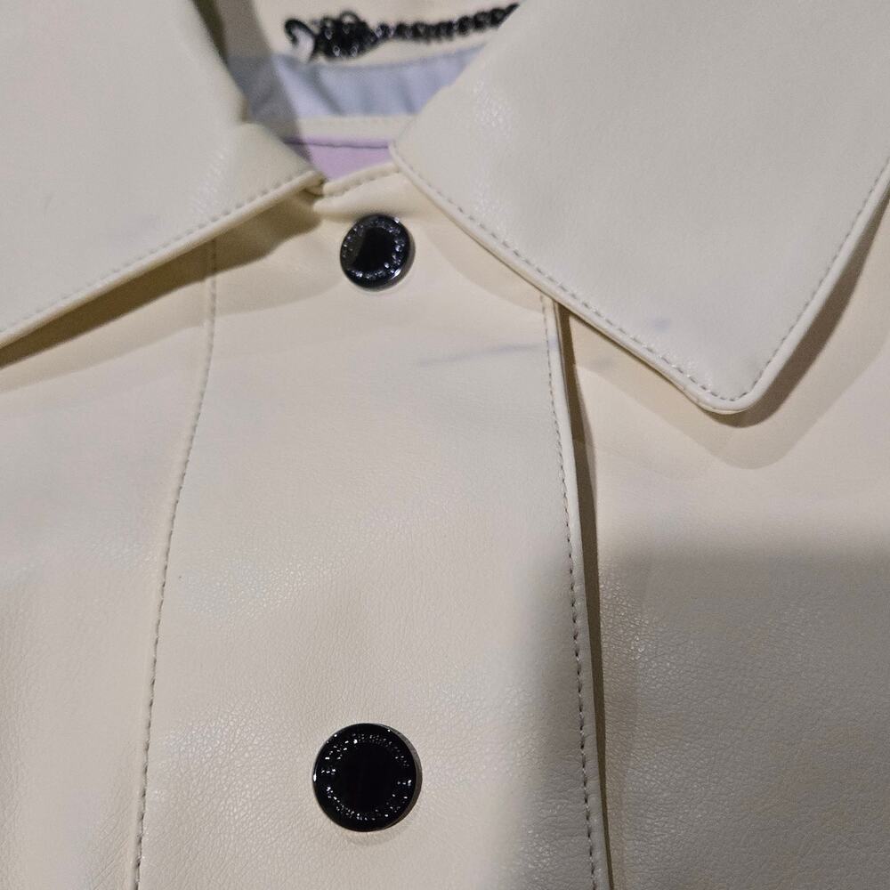 Bcbgeneration Lemon Yellow Button Front Oversized… - image 5